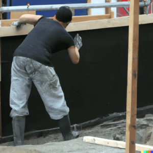 waterproofing a foundation
